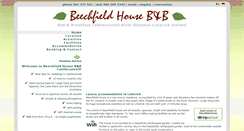 Desktop Screenshot of beechfield-house.com